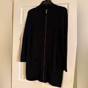 Ladies long cardigan sweater